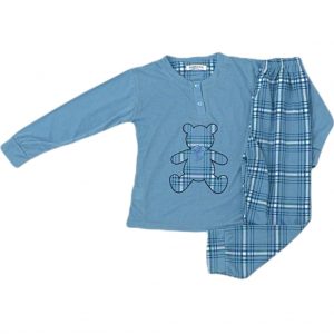 Πιτζάμα Παιδική Για Κορίτσι 7151 Γαλάζιο