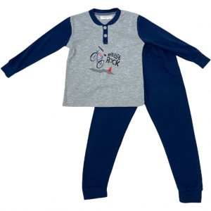 Πιτζάμα Παιδική Για Αγόρι D4081 Μπλε e-sofi.gr