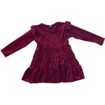 Φόρεμα Βελουτέ Bebe Για Κορίτσι 9887 Μπορντό e-sofi.gr