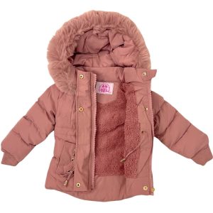 Μπουφάν Bebe Για Κορίτσι DO-720 Ροζ e-sofi.gr