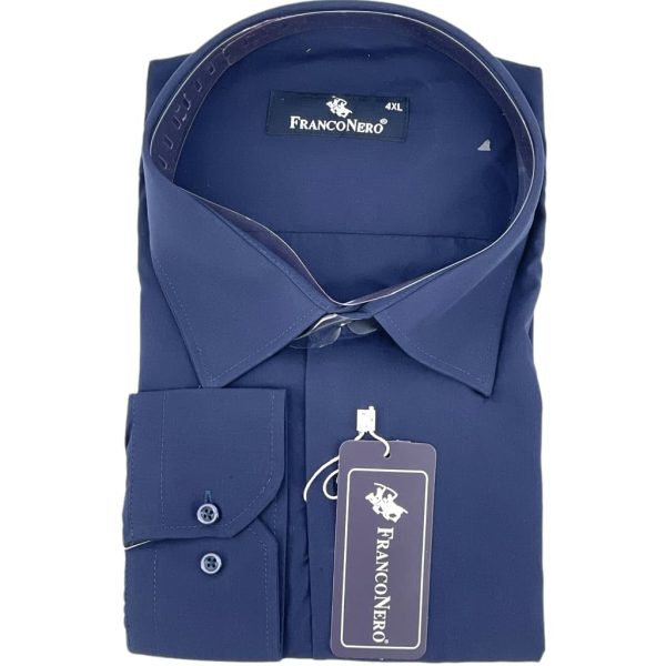 franco-nero-plus-size-poykamiso-andriko-1431-navy-e-sofi.gr Franco Nero Plus Size Πουκάμισο Ανδρικό 1431 Navy e-sofi.gr