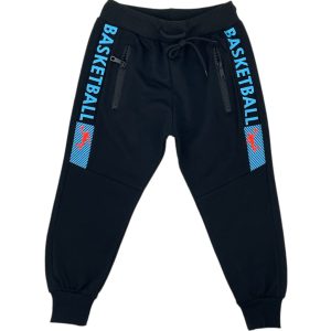 Παντελόνι Φόρμας Φούτερ Για Αγόρι TA-9035 Μαύρο e-sofi.gr