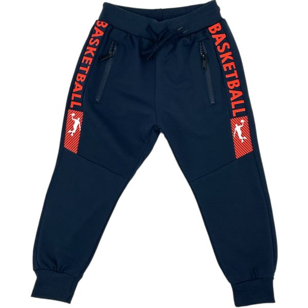 Παντελόνι Φόρμας Φούτερ Για Αγόρι TA-9035 Μπλε e-sofi.gr