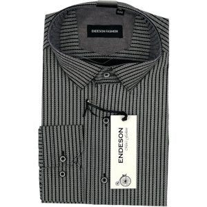 Endeson Πουκάμισο Ανδρικό 5000 Γκρι e-sofi.gr