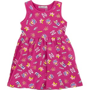 Φόρεμα Παιδικό Για Κορίτσι YX-061 Φούξια e-sofi.gr