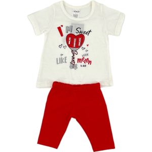 Σετ Bebe-Παιδικό Για Κορίτσι 301 Λευκό e-sofi.gr