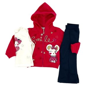 Σετ Φόρμα Bebe Για Κορίτσι YX-140 Φούξια e-sofi.gr