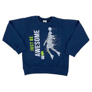 Σετ Φόρμα Φούτερ Παιδική Για Αγόρι 102 Μπλε e-sofi.gr