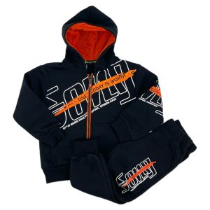 Σετ Φόρμα Παιδική Για Αγόρι Υ-8707 Μαύρο e-sofi.gr