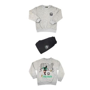 Σετ Φόρμα Φούτερ Παιδική Για Αγόρι BR-233 Γκρι e-sofi.gr