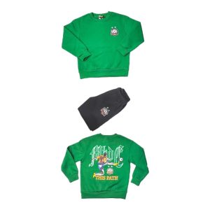 Σετ Φόρμα Φούτερ Παιδική Για Αγόρι BR-233 Πράσινο e-sofi.gr