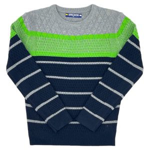 Πλεκτή Μπλούζα Για Αγόρι QC194 Πολύχρωμο Ρίγα e-sofi.gr