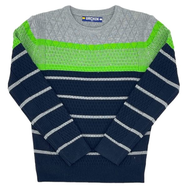 Πλεκτή Μπλούζα Για Αγόρι QC194 Πολύχρωμο Ρίγα e-sofi.gr