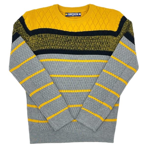 Πλεκτή Μπλούζα Για Αγόρι QC194 Πολύχρωμο Ρίγα e-sofi.gr