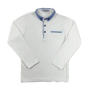 Polo Μπλούζα Παιδική Για Αγόρι XRO-1053 Λευκό e-sofi.gr