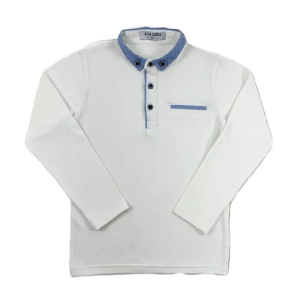 Polo Μπλούζα Παιδική Για Αγόρι XRO-1053 Λευκό e-sofi.gr