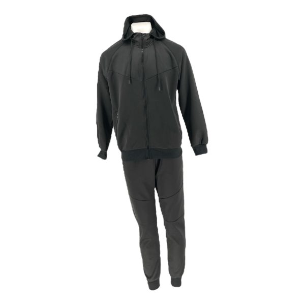 Plus Size Σετ Φόρμα Ανδρική DF-9441 Μαύρο e-sofi.gr