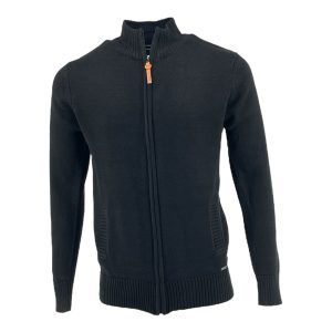 Ζακέτα Πλεκτή Ανδρική RM-7001 Μαύρο e-sofi.gr