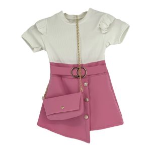 Φόρεμα Παιδικό Για Κορίτσι 3819 Ροζ e-sofi.gr