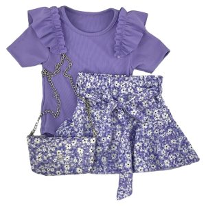 Σετ Παιδικό Για Κορίτσι 3935 Μωβ e-sofi.gr