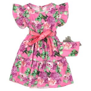 Φόρεμα Παιδικό Για Κορίτσι Q9039 Πολύχρωμο e-sofi.gr