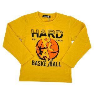 Μπλούζα Παιδική Για Αγόρι HM-6289 Κίτρινο e-sofi.gr