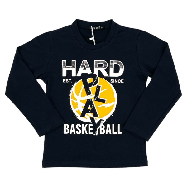 Μπλούζα Παιδική Για Αγόρι HM-6289 Μπλε e-sofi.gr