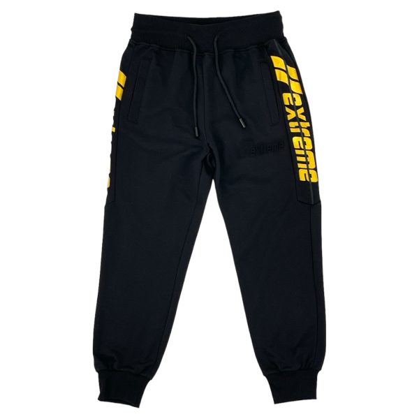 Παντελόνι Φόρμας Παιδικό Για Αγόρι SP-6339 Μαύρο e-sofi.gr
