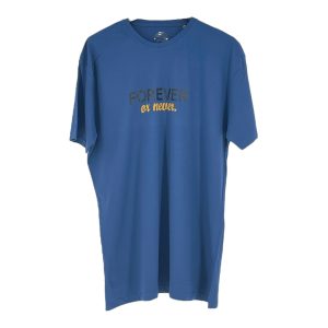 Plus Size T-shirt Μπλούζα Ανδρική RM-08 Μπλε e-sofi.gr