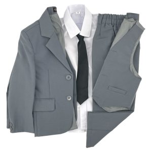 Κοστούμι Παιδικό Για Αγόρι 5τμχ X05 Γκρι e-sofi.gr
