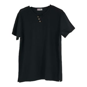 Plus Size T-shirt Μπλούζα Ανδρική DT7797 Μαύρο e-sofi.gr
