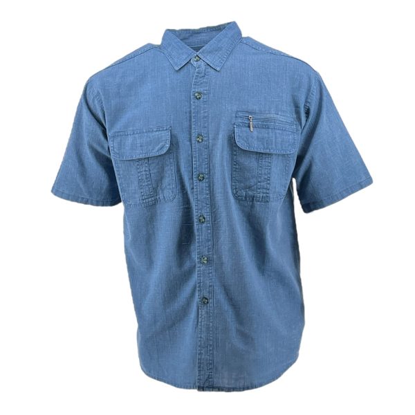 Πουκάμισο Ανδρικό YP100 Indigo e-sofi.gr