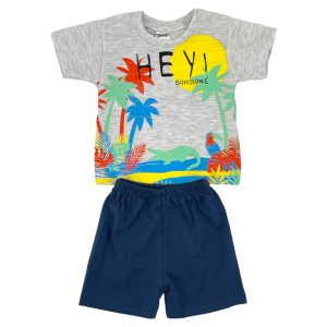 Σετ Bebe Παιδικό Για Αγόρι 3203 Γκρι e-sofi.gr