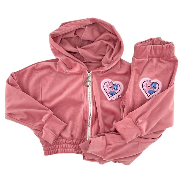 Σετ Φόρμα Παιδική Για Κορίτσι B3107 Ροζ e-sofi.gr