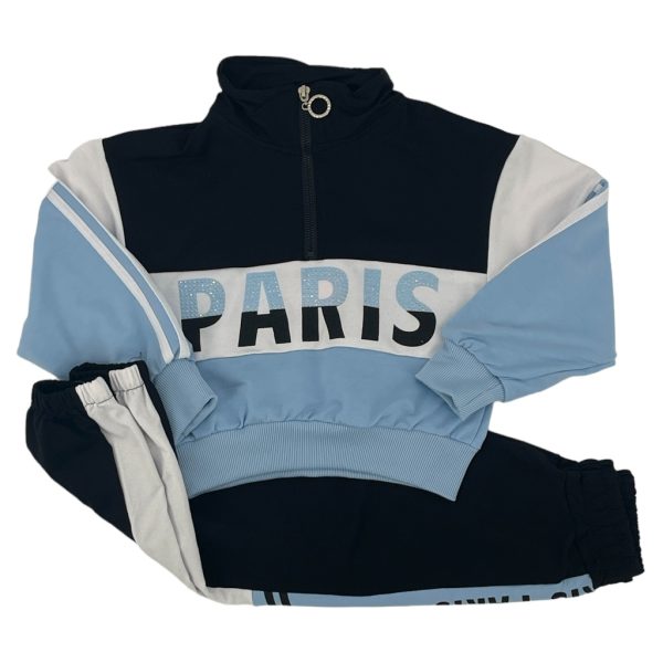 Σετ Φόρμα Παιδική Για Κορίτσι KA-721 Γαλάζιο e-sofi.gr