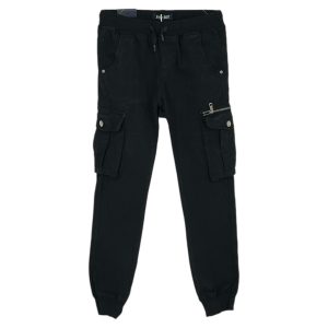 Cargo Παντελόνι Παιδικό Για Αγόρι G-328 Μαύρο e-sofi.gr
