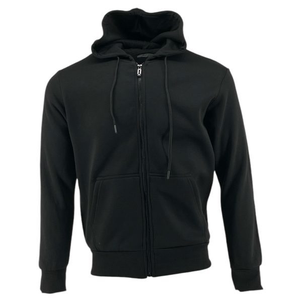 Φούτερ Ζακέτα Ανδρική W6688 Μαύρο e-sofi.gr