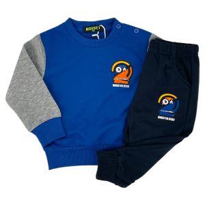 Σετ Φόρμα Φούτερ Παιδικό Για Αγόρι BR-078 Μπλε e-sofi.gr