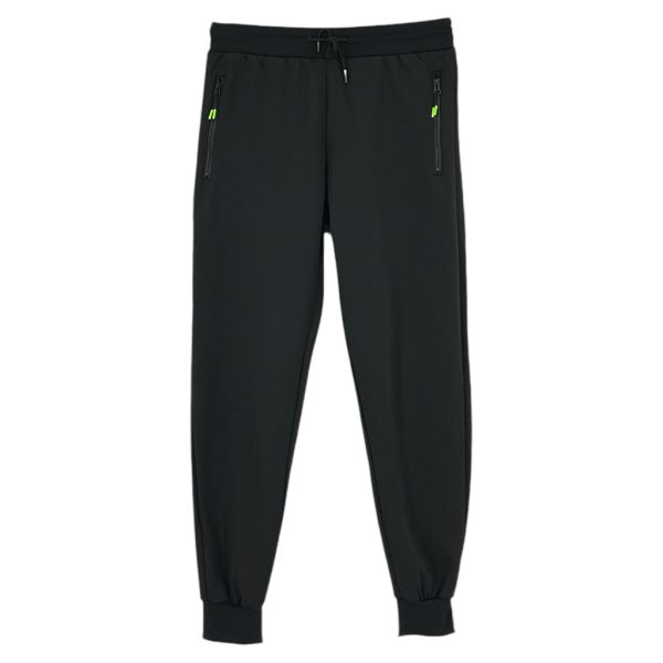 Plus Size Παντελόνι Φόρμας Ανδρικό F2987 Μαύρο e-sofi.gr