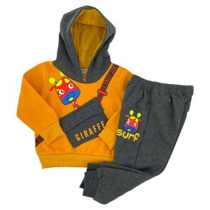Σετ Φόρμα Φούτερ Παιδικό Bebe Αγόρι NT-5291 Κίτρινο e-sofi.gr