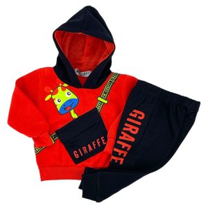 Σετ Φόρμα Φούτερ Παιδικό Bebe Αγόρι NT-5291 Κόκκινο e-sofi.gr