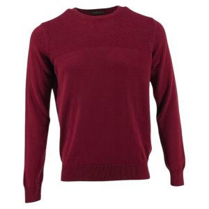 Μπλούζα Πλεκτή Ανδρική T1236 Μπορντό e-sofi.gr