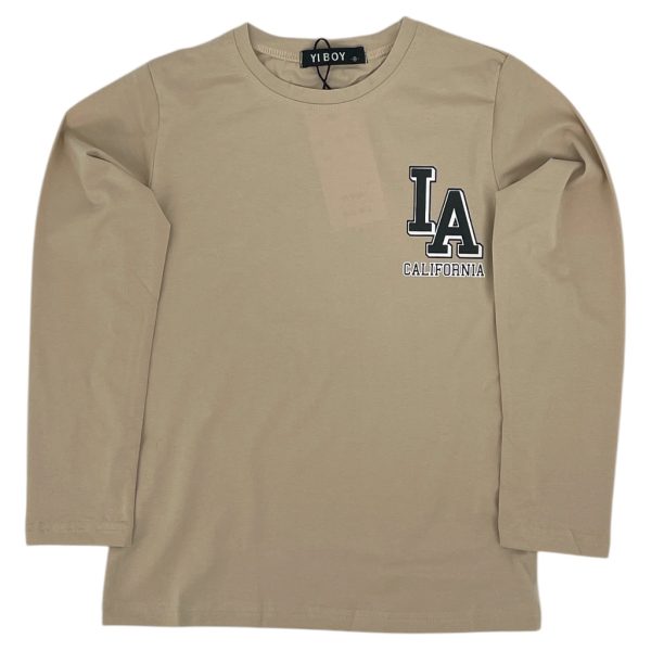 Μπλούζα Παιδική Για Αγόρι DL-1376 Μπεζ e-sofi.gr