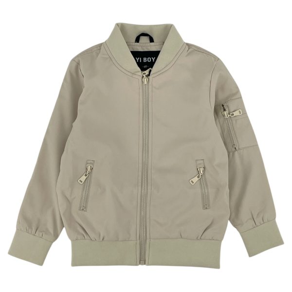 Μπουφάν Παιδικό Για Αγόρι MM-3896 Μπεζ e-sofi.gr