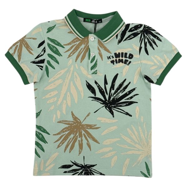 Polo Μπλούζα Παιδική Για Αγόρι DS-8398 Μέντα e-sofi.gr