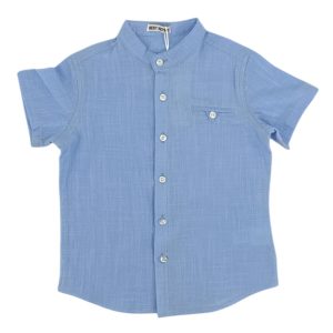 Πουκάμισο Παιδικό Για Αγόρι RO2038 Γαλάζιο e-sofi.gr