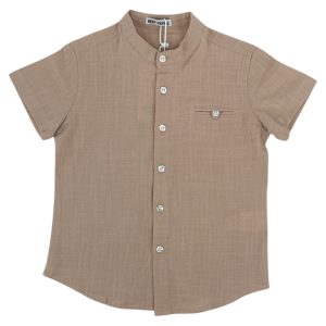 Πουκάμισο Παιδικό Για Αγόρι RO2038 Μπεζ e-sofi.gr