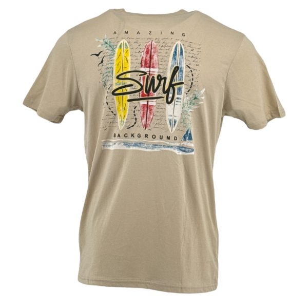 T-shirt Μπλούζα Ανδρική 604 Μπεζ e-sofi.gr