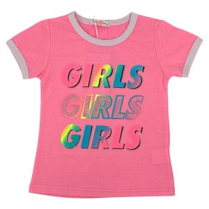 T-shirt Μπλούζα Παιδική Για Κορίτσι KA-757 Ροζ e-sofi.gr