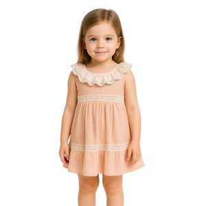 Φόρεμα Bebe Για Κορίτσι L1016 Ροζ e-sofi.gr